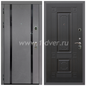 Входная дверь Армада Гарант Графит абсолют софт ФЛС-500 ФЛ-2 Венге 6 мм - легкие металлические двери с установкой