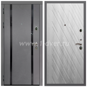Входная дверь Армада Гарант Графит абсолют софт ФЛС-500 ФЛ-86 Ясень ривьера айс 16 мм - входные двери внутреннего открывания с установкой