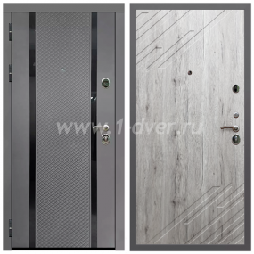 Входная дверь Армада Гарант Графит абсолют софт ФЛС-500 ФЛ-143 Рустик натуральный 16 мм - наружные металлические утепленные двери с установкой