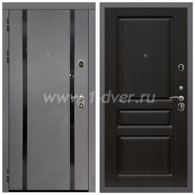 Входная дверь Армада Гарант Графит абсолют софт ФЛС-500 ФЛ-243 Венге 16 мм - входные двери в Серпухове с установкой