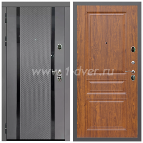 Входная дверь Армада Гарант Графит абсолют софт ФЛС-500 ФЛ-243 Мореная береза 16 мм - одностворчатые металлические двери с установкой