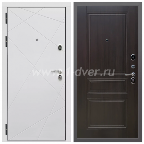 Входная дверь Армада Гарант Лофт белый ФЛ-291 ФЛ-243 Эковенге 6 мм - легкие металлические двери с установкой