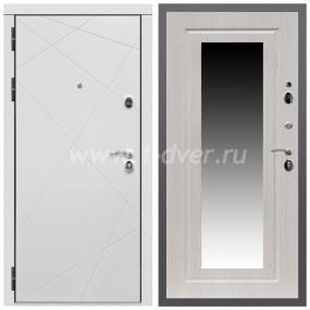 Входная дверь Армада Гарант Лофт белый ФЛ-291 ФЛЗ-120 Беленый дуб 16 мм - входные двери в Пушкино с установкой