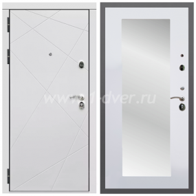 Входная дверь Армада Гарант Лофт белый ФЛ-291 ФЛЗ-Пастораль Белый матовый 16 мм - цветные входные двери с установкой