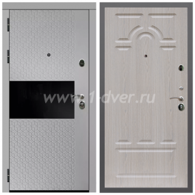 Входная дверь Армада Гарант Милк рикамо софт ФЛС-502 ФЛ-58 Беленый дуб 6 мм - входные двери в Пушкино с установкой