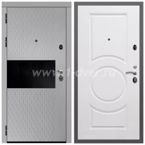 Входная дверь Армада Гарант Милк рикамо софт ФЛС-502 МС-100 Белый матовый 16 мм - легкие металлические двери с установкой
