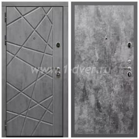 Входная дверь Армада Гарант Стоун грей ФЛ-69 ПЭ Цемент темный 6 мм - входные двери МДФ с установкой