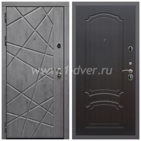 Входная дверь Армада Гарант Стоун грей ФЛ-69 ФЛ-140 Венге 6 мм - одностворчатые металлические двери с установкой