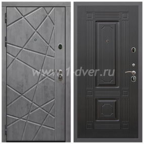 Входная дверь Армада Гарант Стоун грей ФЛ-69 ФЛ-2 Венге 16 мм - металлические двери по индивидуальным размерам с установкой