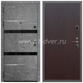 Входная дверь Армада Гарант Торос графит ФЛС-25 ПЭ Венге 6 мм - входные двери в Пушкино с установкой