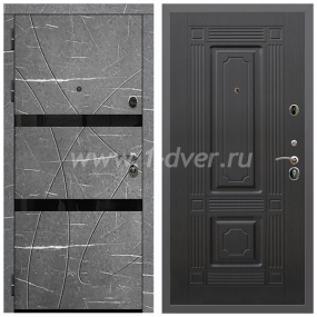 Входная дверь Армада Гарант Торос графит ФЛС-25 ФЛ-2 Венге 6 мм - легкие металлические двери с установкой