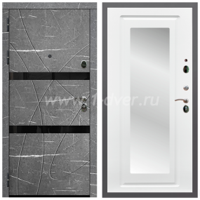 Входная дверь Армада Гарант Торос графит ФЛС-25 ФЛЗ-120 Ясень белый 16 мм - входные двери с шумоизоляцией с установкой
