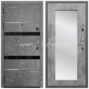Входная дверь Армада Гарант Торос графит ФЛС-25 ФЛЗ-Пастораль Бетон темный 16 мм с установкой