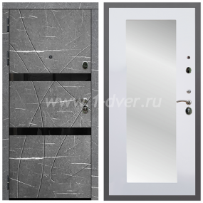 Входная дверь Армада Гарант Торос графит ФЛС-25 ФЛЗ-Пастораль Белый матовый 16 мм - легкие металлические двери с установкой