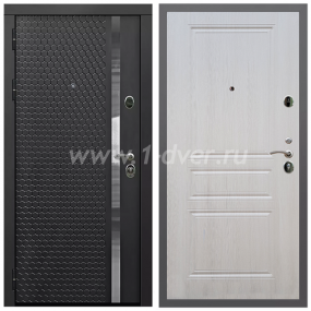 Входная дверь Армада Гарант Черная шагрень ФЛН-501 ФЛ-243 Лиственница бежевая 6 мм - металлические двери по индивидуальным размерам с установкой