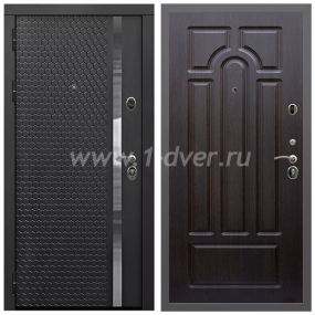 Входная дверь Армада Гарант Черная шагрень ФЛН-501 ФЛ-58 Венге 16 мм - темные входные двери с установкой