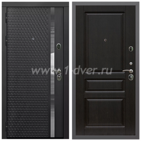 Входная дверь Армада Гарант Черная шагрень ФЛН-501 ФЛ-243 Венге 16 мм - легкие металлические двери с установкой