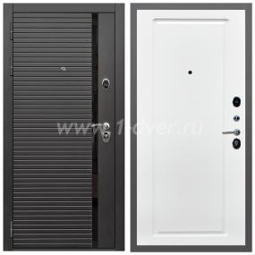 Входная дверь Армада Гарант Черная шагрень ФЛС-550 ФЛ-39 Венге светлый 6 мм - черные металлические двери  с установкой