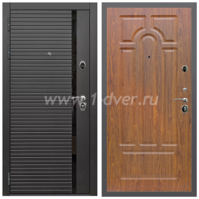 Входная дверь Армада Гарант Черная шагрень ФЛС-550 ФЛ-58 Мореная береза 6 мм - входные двери в Серпухове с установкой