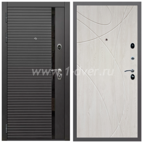 Входная дверь Армада Гарант Черная шагрень ФЛС-550 ФЛ-247 Сосна белая 16 мм - входные двери в квартиру с установкой