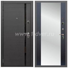 Входная дверь Армада Гарант Черная шагрень ФЛС-550 СБ-16 Венге 16 мм - черные металлические двери  с установкой