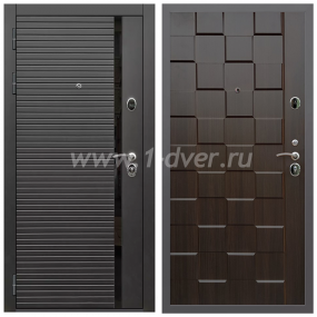 Входная дверь Армада Гарант Черная шагрень ФЛС-550 ОЛ-39 Эковенге 16 мм - входные двери в Серпухове с установкой
