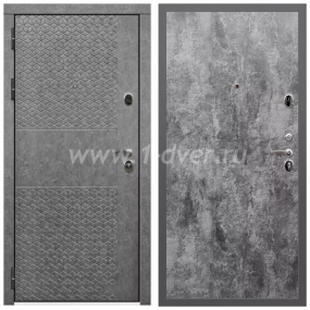 Входная дверь Армада Гарант Штукатурка графит ФЛ-502 (без стекла) ПЭ Цемент темный 6 мм - легкие металлические двери с установкой