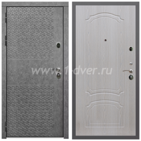Входная дверь Армада Гарант Штукатурка графит ФЛ-502 (без стекла) ФЛ-140 Беленый дуб 6 мм - входные двери для частного дома с установкой
