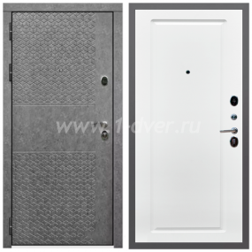Входная дверь Армада Гарант Штукатурка графит ФЛ-502 (без стекла) ФЛ-119 Ясень белый 16 мм - входные двери в Долгопрудном с установкой