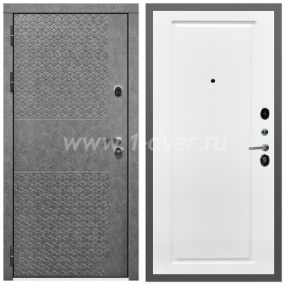 Входная дверь Армада Гарант Штукатурка графит ФЛ-502 (без стекла) ФЛ-119 Белый матовый 16 мм - входные двери в Подольске с установкой