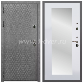 Входная дверь Армада Гарант Штукатурка графит ФЛ-502 (без стекла) ФЛЗ-Пастораль Белый матовый 16 мм - легкие металлические двери с установкой
