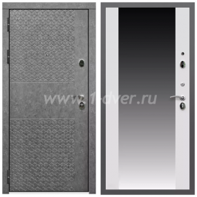 Входная дверь Армада Гарант Штукатурка графит ФЛ-502 (без стекла) СБ-16 Белый матовый 16 мм с установкой