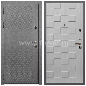 Входная дверь Армада Гарант Штукатурка графит ФЛ-502 (без стекла) ОЛ-39 Лиственница бежевая 16 мм - входные двери в Серпухове с установкой