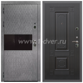 Входная дверь Армада Гарант Штукатурка графит ФЛС-502 ФЛ-2 Венге 6 мм - легкие металлические двери с установкой