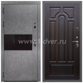 Входная дверь Армада Гарант Штукатурка графит ФЛС-502 ФЛ-58 Венге 6 мм - глухие металлические двери (входные) с установкой
