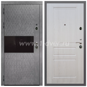 Входная дверь Армада Гарант Штукатурка графит ФЛС-502 ФЛ-243 Лиственница бежевая 6 мм - глухие металлические двери (входные) с установкой