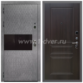 Входная дверь Армада Гарант Штукатурка графит ФЛС-502 ФЛ-243 Эковенге 6 мм - глухие металлические двери (входные) с установкой