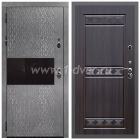 Входная дверь Армада Гарант Штукатурка графит ФЛС-502 ФЛ-242 Эковенге 10 мм - глухие металлические двери (входные) с установкой