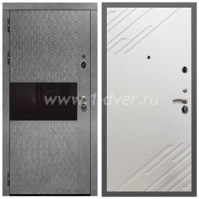 Входная дверь Армада Гарант Штукатурка графит ФЛС-502 ФЛ-143 Шате крем 16 мм - входные двери в новостройку с установкой