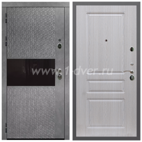 Входная дверь Армада Гарант Штукатурка графит ФЛС-502 ФЛ-243 Беленый дуб 16 мм - входные двери беленый дуб с установкой