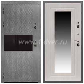 Входная дверь Армада Гарант Штукатурка графит ФЛС-502 ФЛЗ-120 Беленый дуб 16 мм с установкой