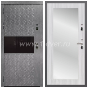 Входная дверь Армада Гарант Штукатурка графит ФЛС-502 ФЛЗ-Пастораль Сандал белый 16 мм - металлические двери с зеркалом с установкой