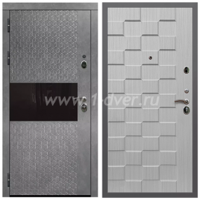 Входная дверь Армада Гарант Штукатурка графит ФЛС-502 ОЛ-39 Лиственница бежевая 16 мм - глухие металлические двери (входные) с установкой