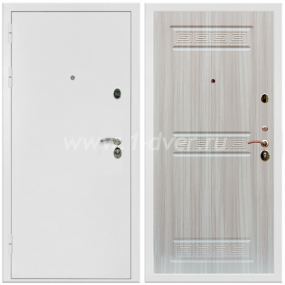 Входная дверь Армада Престиж ФЛ-242 Сандал белый 10 мм - глухие металлические двери (входные) с установкой