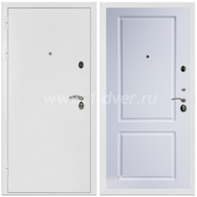 Входная дверь Армада Престиж ФЛ-117 Белый матовый 16 мм - глухие металлические двери (входные) с установкой
