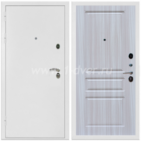 Входная дверь Армада Престиж ФЛ-243 Сандал белый 16 мм - наружные металлические утепленные двери с установкой