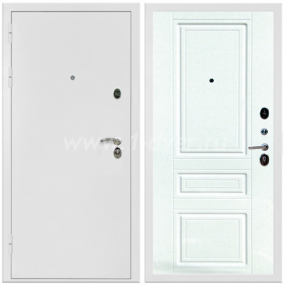 Входная дверь Армада Престиж ФЛ-243 Ясень белый 16 мм - входные двери цвета шагрень белая с установкой