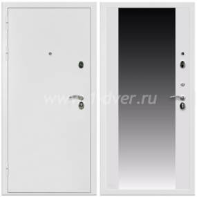 Входная дверь Армада Престиж СБ-16 Белый матовый 16 мм - металлические двери с зеркалом с установкой