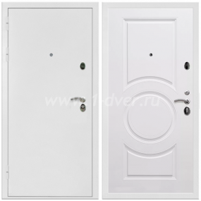 Входная дверь Армада Престиж МС-100 Белый матовый 16 мм - глухие металлические двери (входные) с установкой