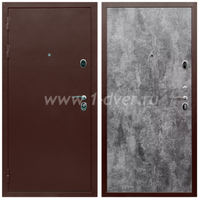 Входная дверь Армада Люкс Антик медь ПЭ Цемент темный 6 мм - входные двери в Домодедово с установкой